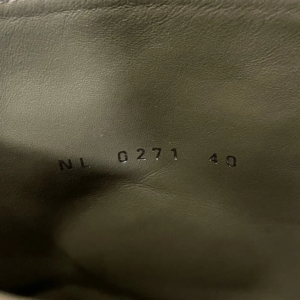 Louis Vuitton 40 Rubber Territory Boots | Olive Green, Calfskin EU 40/US 9 Italy